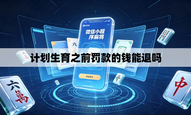 计划生育之前罚款的钱能退吗 计划生育之前罚款的钱能退吗