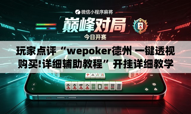 玩家点评“wepoker德州 一键透视购买!详细辅助教程”开挂详细教学
