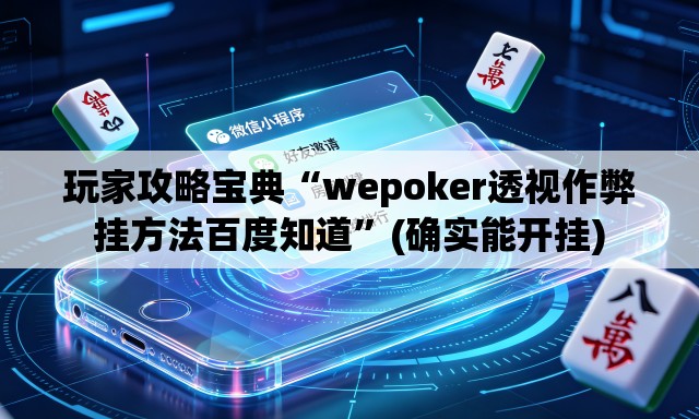 玩家攻略宝典“wepoker透视作弊挂方法百度知道	”(确实能开挂)