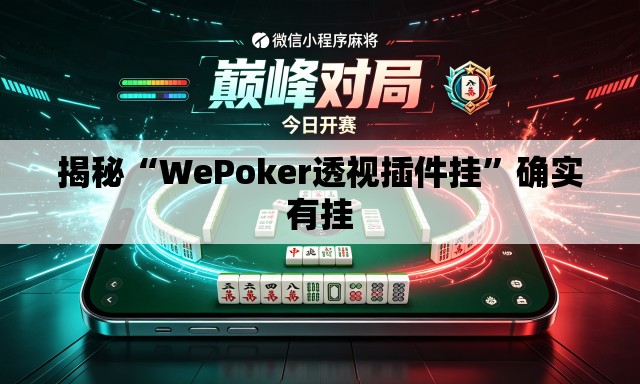 揭秘“WePoker透视插件挂”确实有挂