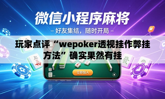 玩家点评“wepoker透视挂作弊挂方法”确实果然有挂