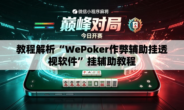 教程解析“WePoker作弊辅助挂透视软件	”挂辅助教程