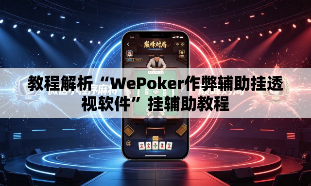 教程解析“WePoker作弊辅助挂透视软件	”挂辅助教程