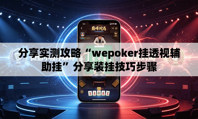 分享实测攻略“wepoker挂透视辅助挂	”分享装挂技巧步骤