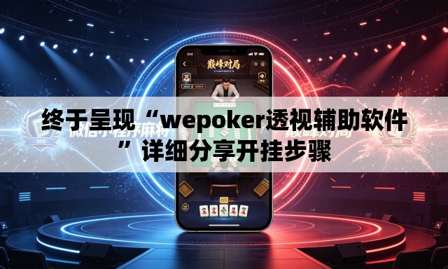 终于呈现“wepoker透视辅助软件”详细分享开挂步骤