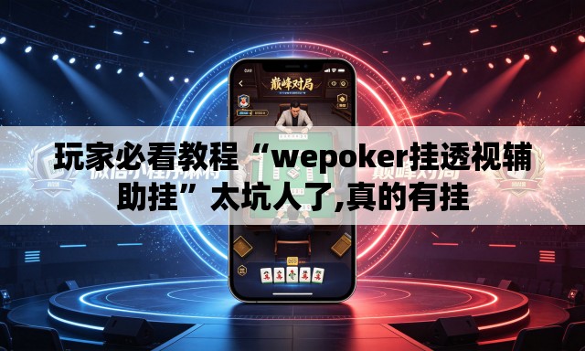 玩家必看教程“wepoker挂透视辅助挂”太坑人了,真的有挂