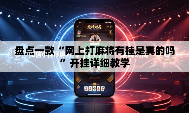 盘点一款“网上打麻将有挂是真的吗	”开挂详细教学