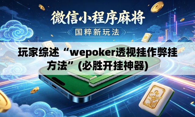 玩家综述“wepoker透视挂作弊挂方法”(必胜开挂神器)
