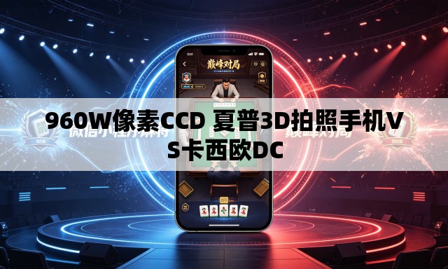 960W像素CCD 夏普3D拍照手机VS卡西欧DC
