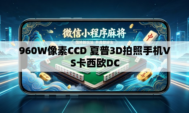 960W像素CCD 夏普3D拍照手机VS卡西欧DC