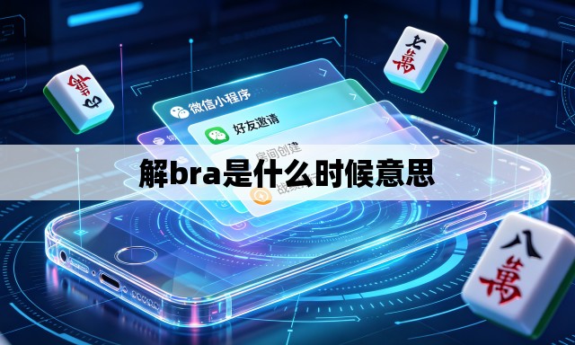 解bra是什么时候意思
