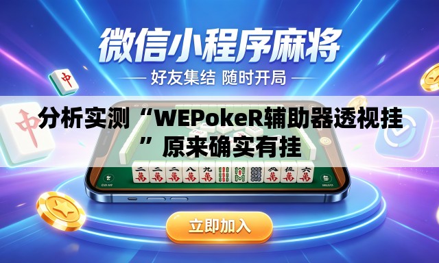 分析实测“WEPokeR辅助器透视挂”原来确实有挂
