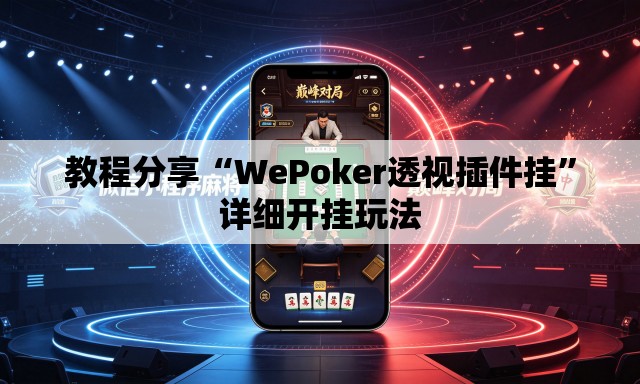 教程分享“WePoker透视插件挂”详细开挂玩法