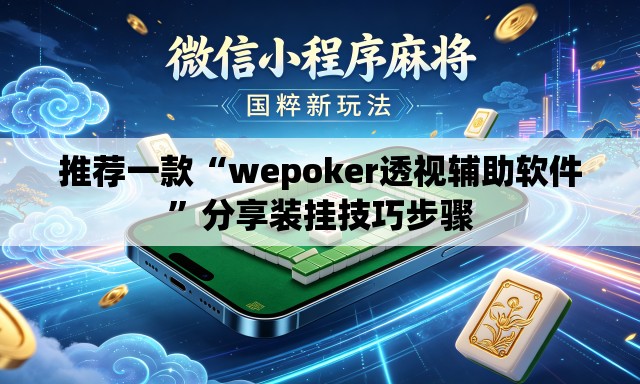 推荐一款“wepoker透视辅助软件	”分享装挂技巧步骤