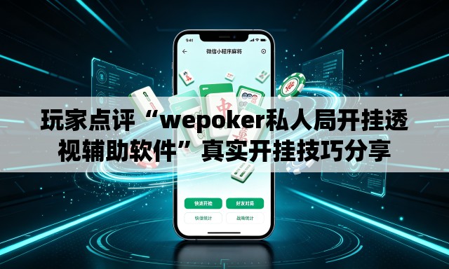 玩家点评“wepoker私人局开挂透视辅助软件”真实开挂技巧分享