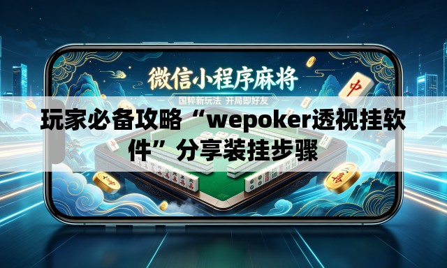 玩家必备攻略“wepoker透视挂软件”分享装挂步骤