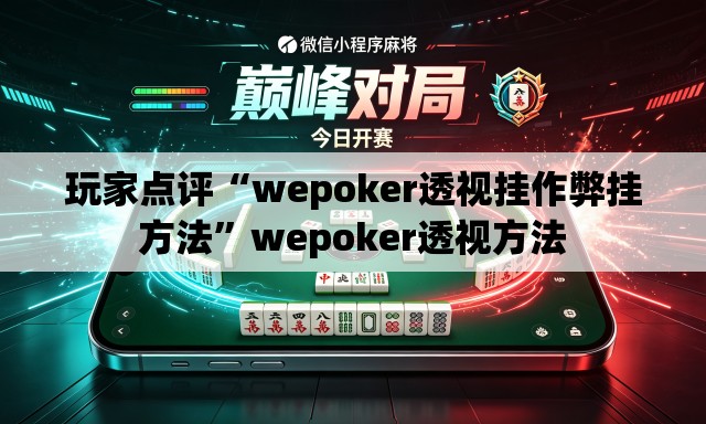 玩家点评“wepoker透视挂作弊挂方法”wepoker透视方法