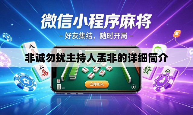 非诚勿扰主持人孟非的详细简介