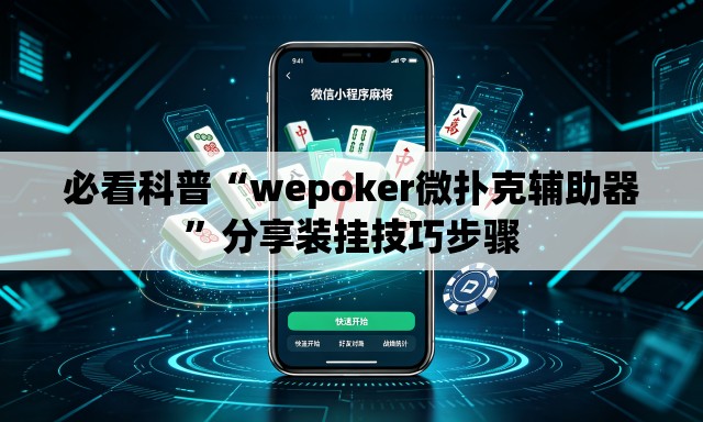 必看科普“wepoker微扑克辅助器”分享装挂技巧步骤