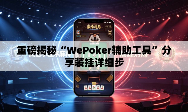 重磅揭秘“WePoker辅助工具”分享装挂详细步