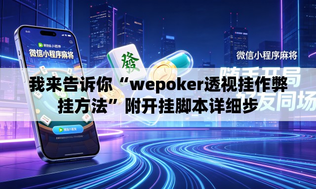 我来告诉你“wepoker透视挂作弊挂方法”附开挂脚本详细步