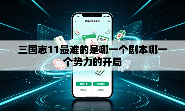 三国志11最难的是哪一个剧本哪一个势力的开局 三国志11最难的是哪一个剧本哪一个势力的开局