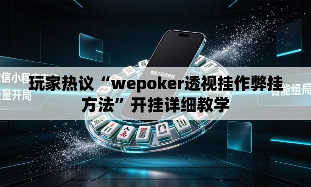 玩家热议“wepoker透视挂作弊挂方法”开挂详细教学
