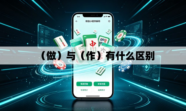 （做）与（作）有什么区别