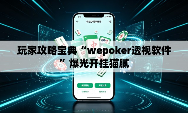 玩家攻略宝典“wepoker透视软件	”爆光开挂猫腻