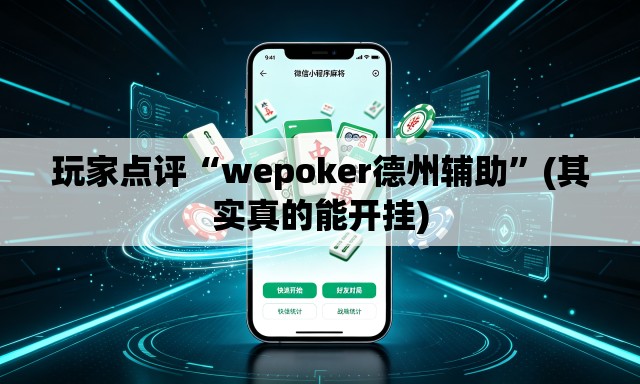 玩家点评“wepoker德州辅助”(其实真的能开挂)