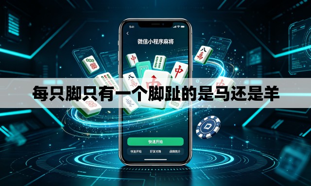 每只脚只有一个脚趾的是马还是羊 每只脚只有一个脚趾的是马还是羊