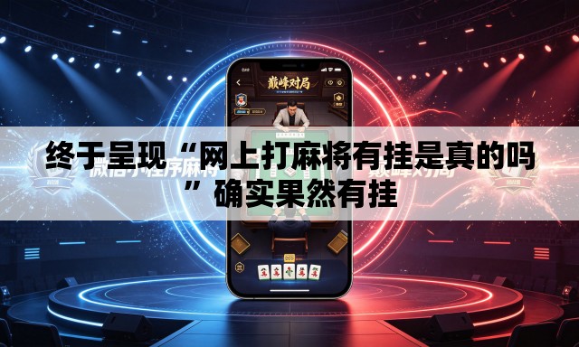 终于呈现“网上打麻将有挂是真的吗	”确实果然有挂
