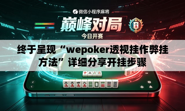 终于呈现“wepoker透视挂作弊挂方法	”详细分享开挂步骤