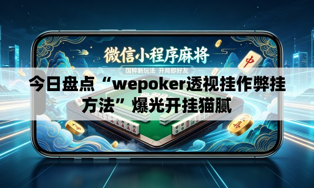 今日盘点“wepoker透视挂作弊挂方法”爆光开挂猫腻