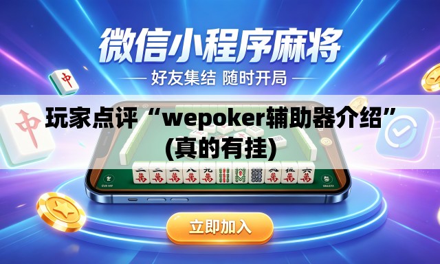 玩家点评“wepoker辅助器介绍	”(真的有挂)