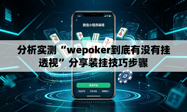 分析实测“wepoker到底有没有挂透视”分享装挂技巧步骤