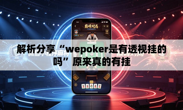解析分享“wepoker是有透视挂的吗”原来真的有挂