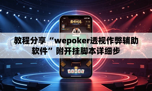 教程分享“wepoker透视作弊辅助软件”附开挂脚本详细步