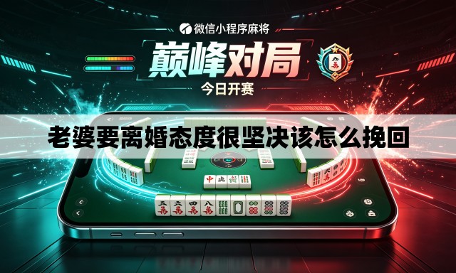 老婆要离婚态度很坚决该怎么挽回 老婆要离婚态度很坚决该怎么挽回