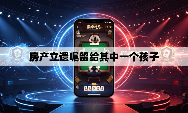 房产立遗嘱留给其中一个孩子 房产立遗嘱留给其中一个孩子