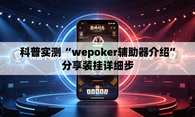 科普实测“wepoker辅助器介绍”分享装挂详细步