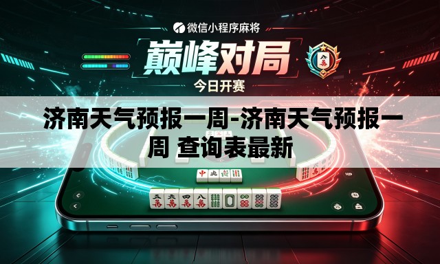济南天气预报一周-济南天气预报一周 查询表最新 济南天气预报一周-济南天气预报一周 查询表最新