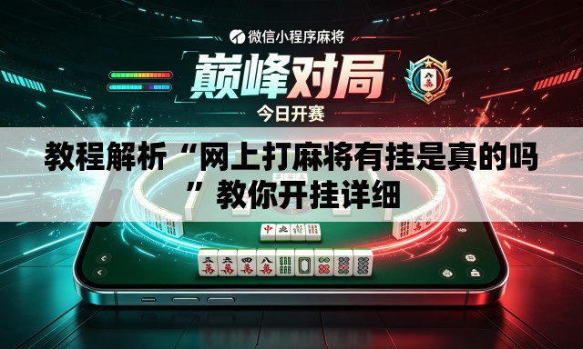 教程解析“网上打麻将有挂是真的吗”教你开挂详细