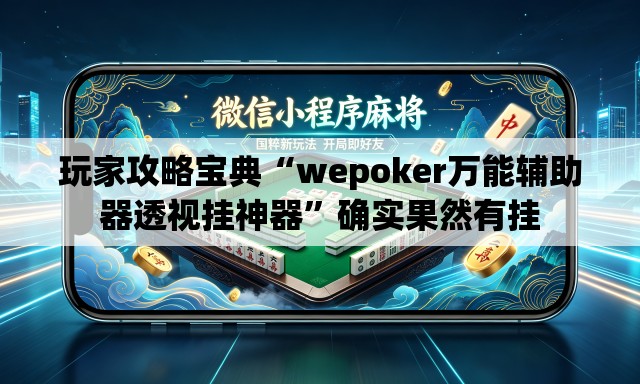 玩家攻略宝典“wepoker万能辅助器透视挂神器”确实果然有挂