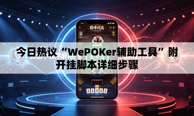 今日热议“WePOKer辅助工具”附开挂脚本详细步骤