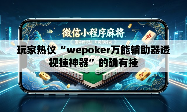 玩家热议“wepoker万能辅助器透视挂神器”的确有挂