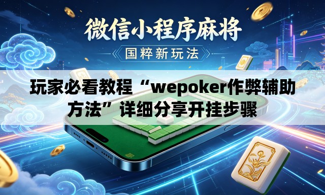 玩家必看教程“wepoker作弊辅助方法	”详细分享开挂步骤