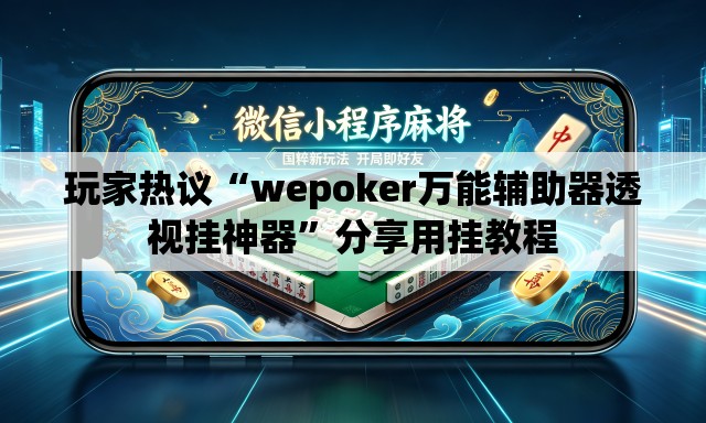 玩家热议“wepoker万能辅助器透视挂神器	”分享用挂教程