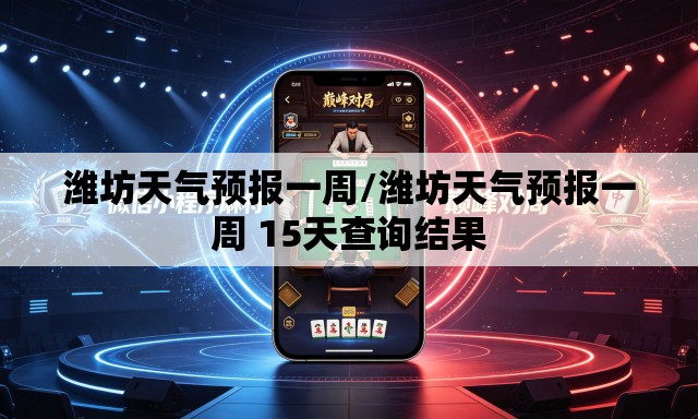 潍坊天气预报一周/潍坊天气预报一周 15天查询结果