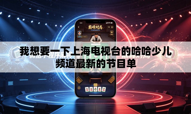 我想要一下上海电视台的哈哈少儿频道最新的节目单